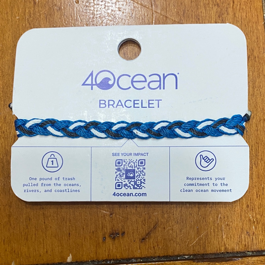 4ocean Bracelet. Funds A Global Ocean Cleanup. Nwt